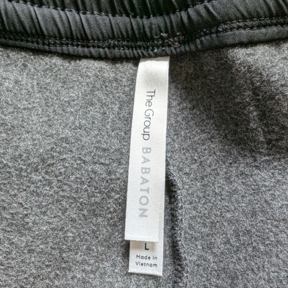 Aritzia Babaton Fitzgerald Pant Grey Pull-On Flannel Pleated Old Money Women L - Picture 6 of 12